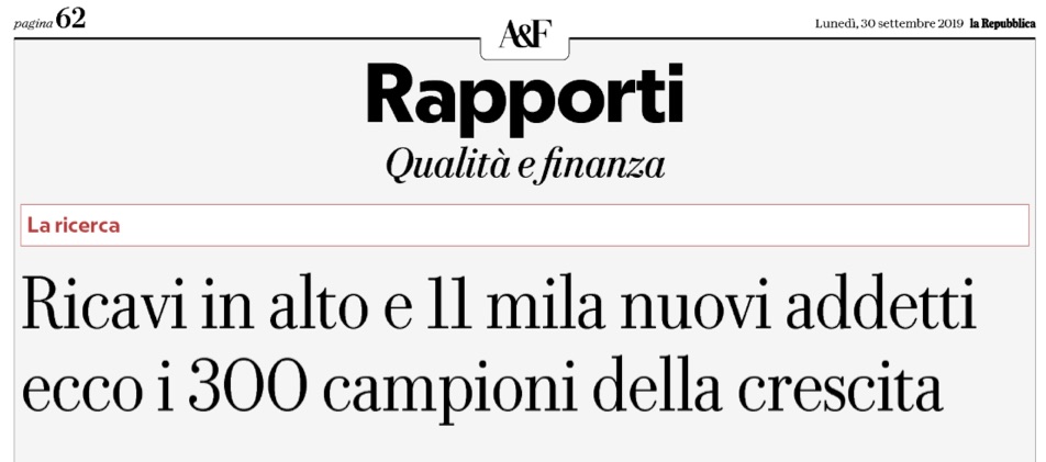 Campioni della Crescita 2020